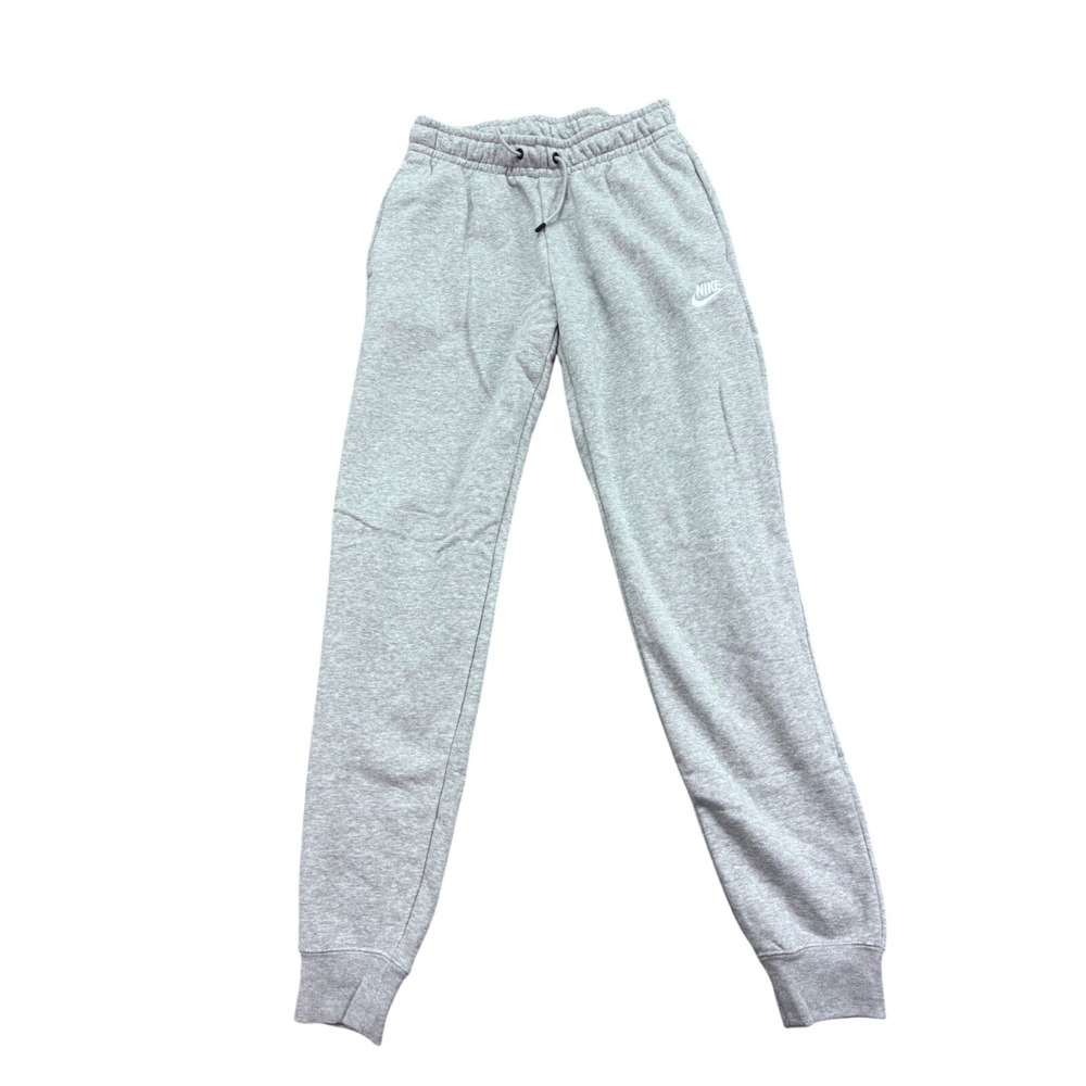 Nike Womens Sportswear Club Fleece Joggers Grey Sweatpants XS